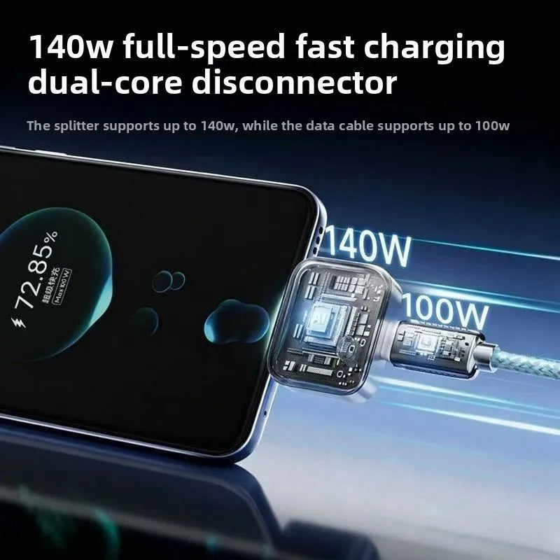 MINDORAXO 140W Smart Auto-Disconnect USB-C Charger