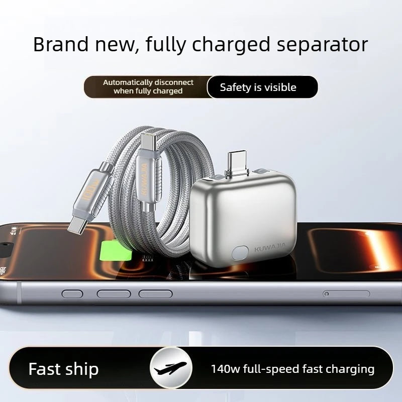 MINDORAXO 140W Smart Auto-Disconnect USB-C Charger